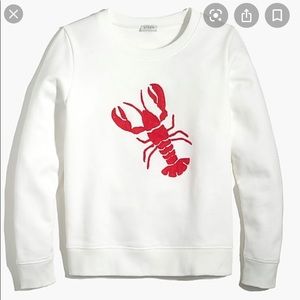 J Crew Red Lobster Graphic Sweatshirt